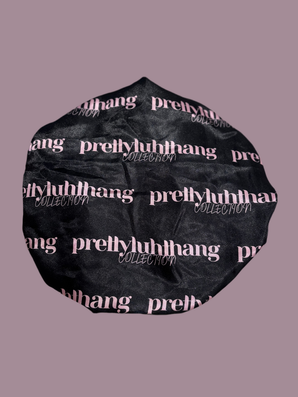 Kids Pink/Black Bonnet