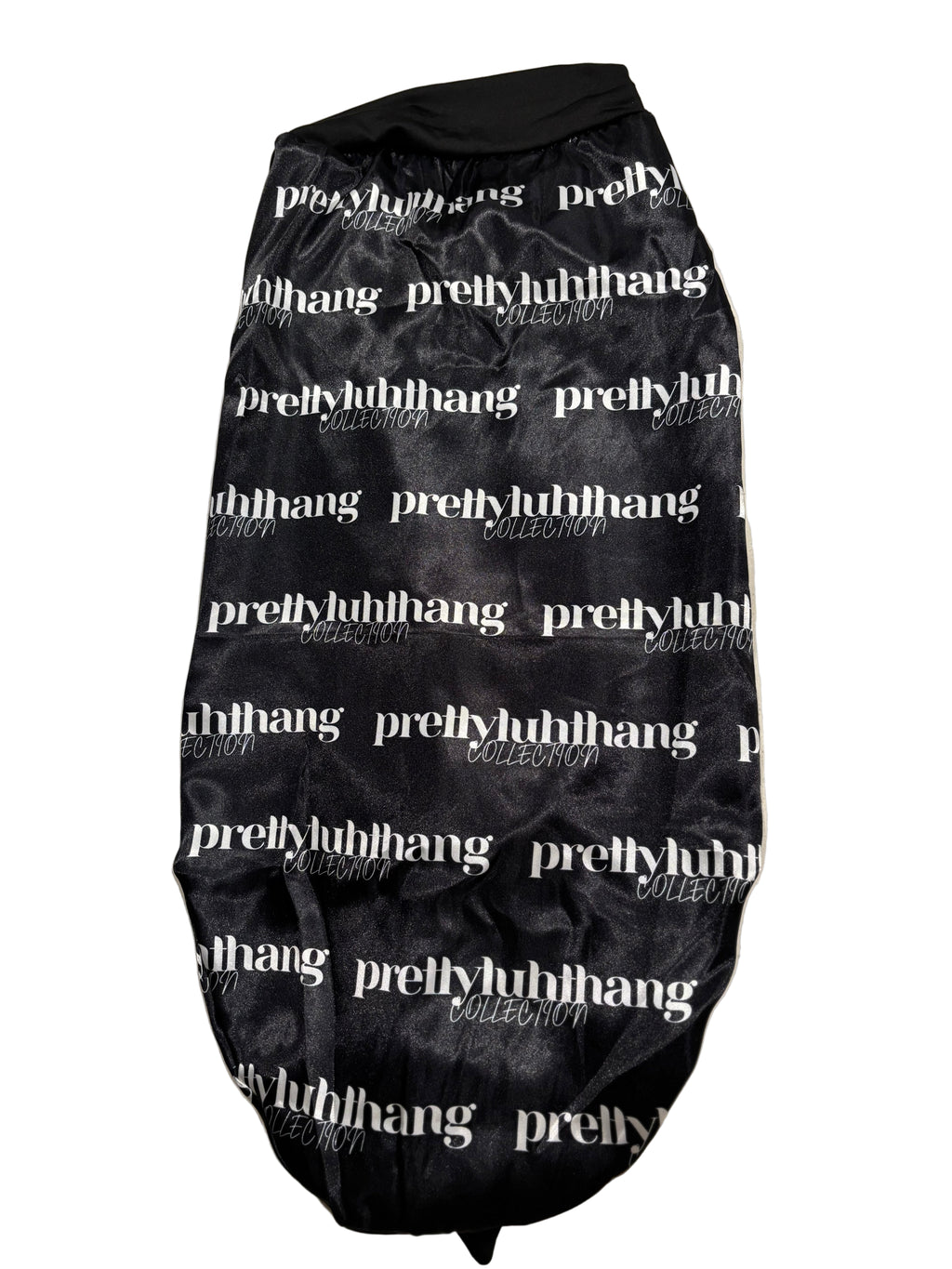 Long black/white bonnet
